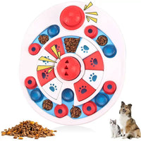 HKM-5760445 Interactive Dog Puzzle Toy with 24 Hidden Food Locations and Spherical Bells for Training and Feeding