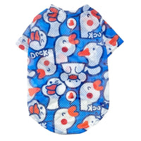 HKM-5761213 Spring Summer Cartoon Pet Clothing for Big Dogs - Available in Multiple Sizes