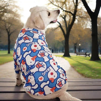 HKM-5761213 Spring Summer Cartoon Pet Clothing for Big Dogs - Available in Multiple Sizes