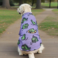 HKM-5761213 Spring Summer Cartoon Pet Clothing for Big Dogs - Available in Multiple Sizes