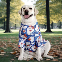 HKM-5761213 Spring Summer Cartoon Pet Clothing for Big Dogs - Available in Multiple Sizes