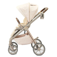 HKM-9576147 Foldable 3-in-1 Baby Stroller with Double Directional Steering and Large Storage Basket