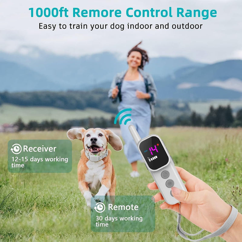 HKM-5762109 Remote Control Color Screen Dog Training Bark Stop Trainer