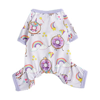 HKM-5762237 Cozy Cotton Dog Pajamas for All Seasons in Purple, Sizes XS to XXL