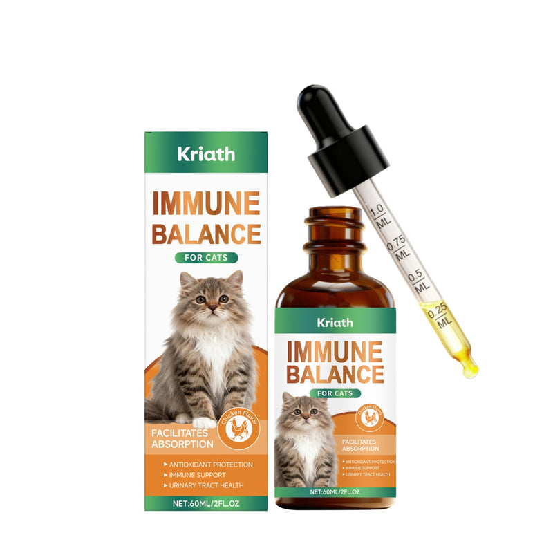 HKM-5762493 Immune Support Drops for Cats with Cranberry, Echinacea, and Thyme Extracts