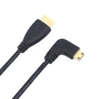 HKM-576339 90-Degree HDMI Male to Male Connector - Gold-Plated for 1080P HD Video and Audio Transmission