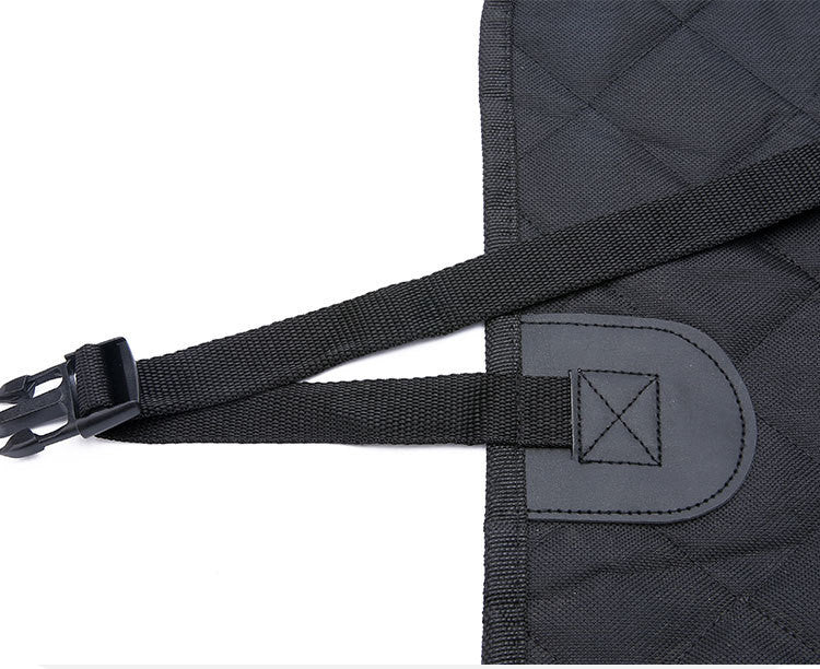HKM-5764285 Durable Waterproof Dog Car Seat Cover with Mesh Windows and Safety Buckle for Travel