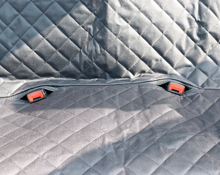 HKM-5764285 Durable Waterproof Dog Car Seat Cover with Mesh Windows and Safety Buckle for Travel