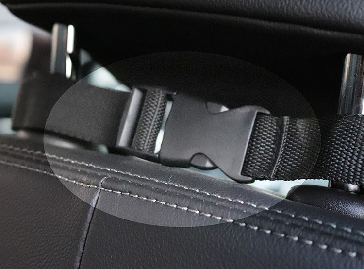 HKM-5764285 Durable Waterproof Dog Car Seat Cover with Mesh Windows and Safety Buckle for Travel