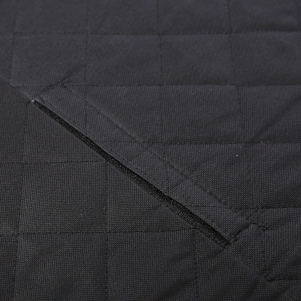 HKM-5764285 Durable Waterproof Dog Car Seat Cover with Mesh Windows and Safety Buckle for Travel