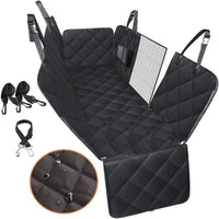 HKM-5764285 Durable Waterproof Dog Car Seat Cover with Mesh Windows and Safety Buckle for Travel