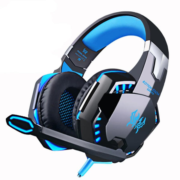 HKM-576467 Heavy Bass Wired Gaming Headset with Noise-Cancelling Microphone for PC and Multimedia Use