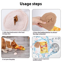 HKM-5765053 Dog Fashion Personality Potato Chips Plush Toy - Soft Polyester, Colorful, 17x23.5cm
