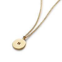 HKM-576659 Silver Engraved Disc Coin Round Pendant Necklace Women Mother Custom Blank 925 Sterling Silver Laser Engrave Jewelry