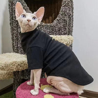 HKM-5767485 Thermal Cat Clothes for Hairless Breeds - Casual Style in Multiple Colors