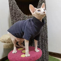 HKM-5767485 Thermal Cat Clothes for Hairless Breeds - Casual Style in Multiple Colors