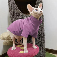 HKM-5767485 Thermal Cat Clothes for Hairless Breeds - Casual Style in Multiple Colors