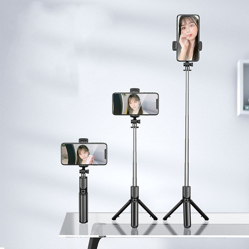 HKM-576787 Aluminum Alloy Bluetooth Selfie Stick with Remote Control
