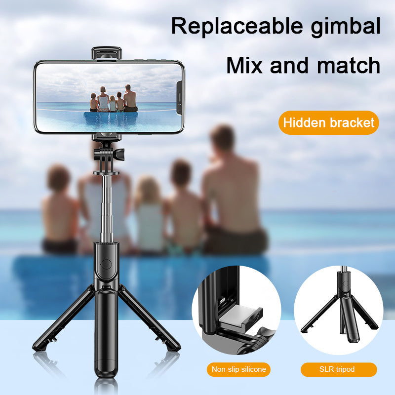 HKM-576787 Aluminum Alloy Bluetooth Selfie Stick with Remote Control