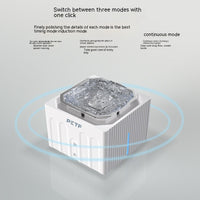 HKM-5768253 Wireless Smart Pet Water Dispenser with Constant Temperature and Stainless Steel Design, 2.2L Capacity