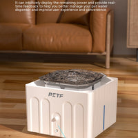 HKM-5768253 Wireless Smart Pet Water Dispenser with Constant Temperature and Stainless Steel Design, 2.2L Capacity