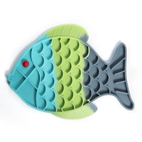 HKM-5768381 Anti-Choke Silicone Slow Feeding Pet Food Plate - Multiple Colors Available