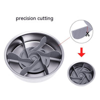 HKM-5768381 Anti-Choke Silicone Slow Feeding Pet Food Plate - Multiple Colors Available