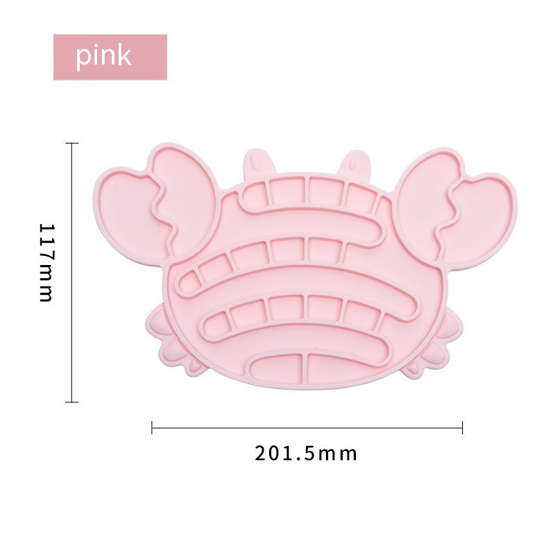 HKM-5768381 Anti-Choke Silicone Slow Feeding Pet Food Plate - Multiple Colors Available