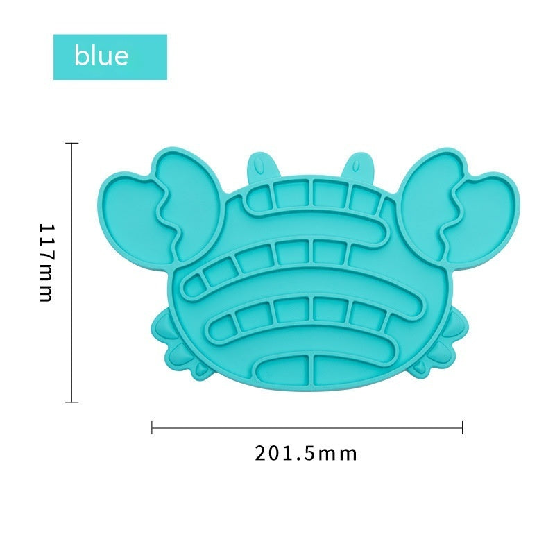 HKM-5768381 Anti-Choke Silicone Slow Feeding Pet Food Plate - Multiple Colors Available