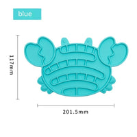 HKM-5768381 Anti-Choke Silicone Slow Feeding Pet Food Plate - Multiple Colors Available