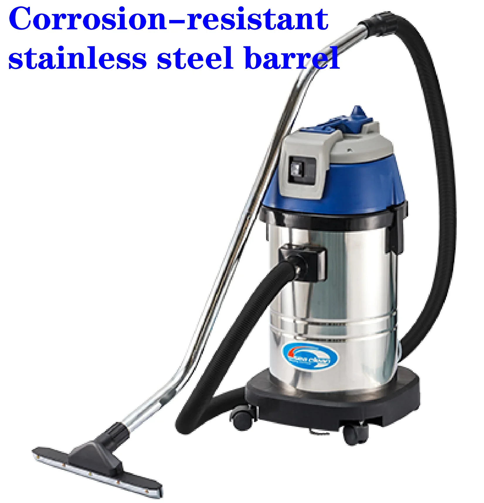 HKM-576851 Industrial Stainless Steel Wet and Dry Vacuum Cleaner - 15L, 30L, 60L, 70L, 80L, 90L, 1000W