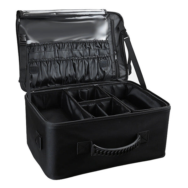 HKM-576851 Professional Outdoor Makeup Storage Bag in Wear-Resistant Oxford Cloth