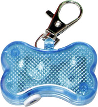 HKM-5769661 Luminous Anti-Lost Pendant for Cats and Dogs - LED Bone Shaped Collar Accessory