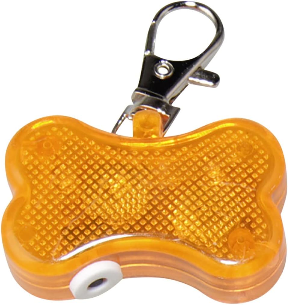 HKM-5769661 Luminous Anti-Lost Pendant for Cats and Dogs - LED Bone Shaped Collar Accessory