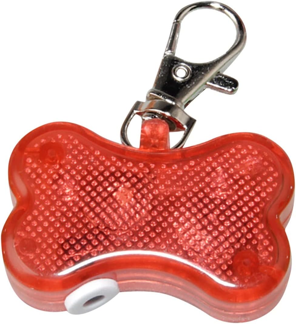 HKM-5769661 Luminous Anti-Lost Pendant for Cats and Dogs - LED Bone Shaped Collar Accessory