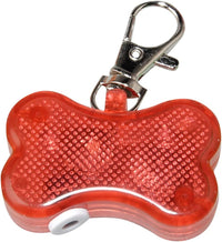 HKM-5769661 Luminous Anti-Lost Pendant for Cats and Dogs - LED Bone Shaped Collar Accessory