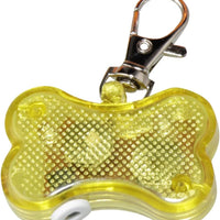 HKM-5769661 Luminous Anti-Lost Pendant for Cats and Dogs - LED Bone Shaped Collar Accessory