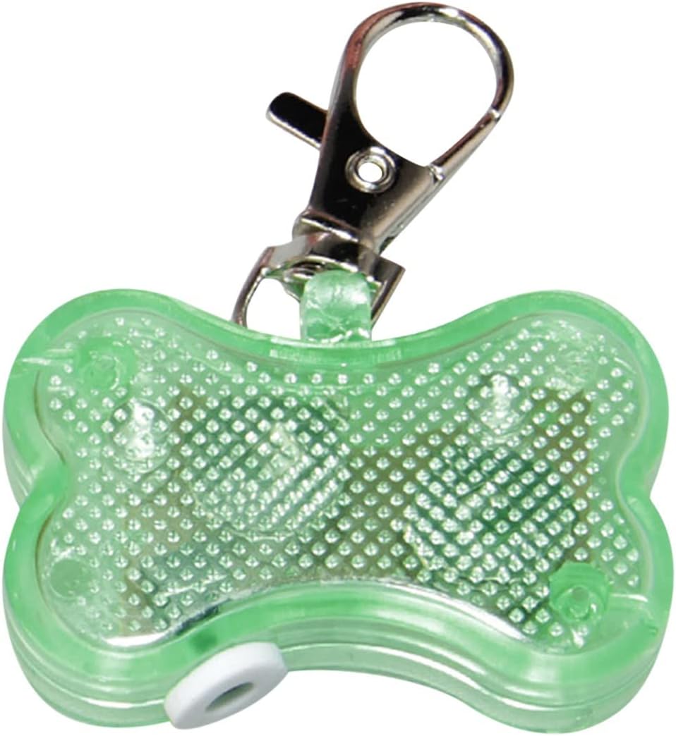 HKM-5769661 Luminous Anti-Lost Pendant for Cats and Dogs - LED Bone Shaped Collar Accessory