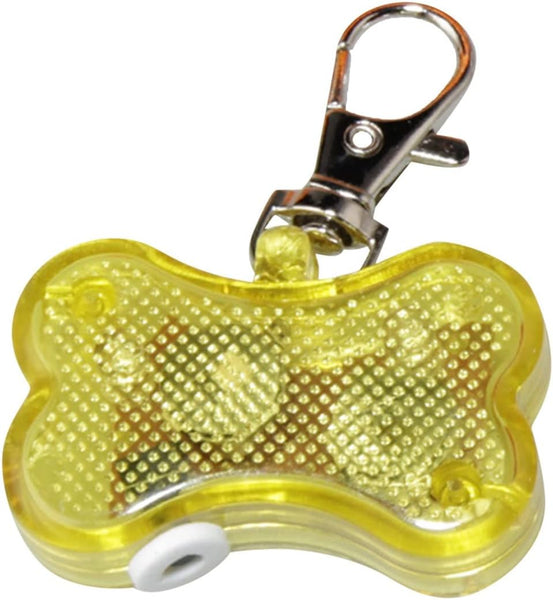 HKM-5769661 Luminous Anti-Lost Pendant for Cats and Dogs - LED Bone Shaped Collar Accessory