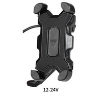 HKM-576979 Adjustable Bicycle and Motorcycle Mobile Phone Holder with Aluminum Lens Bracket, Suitable for 4 to 6.5 Inch Phones