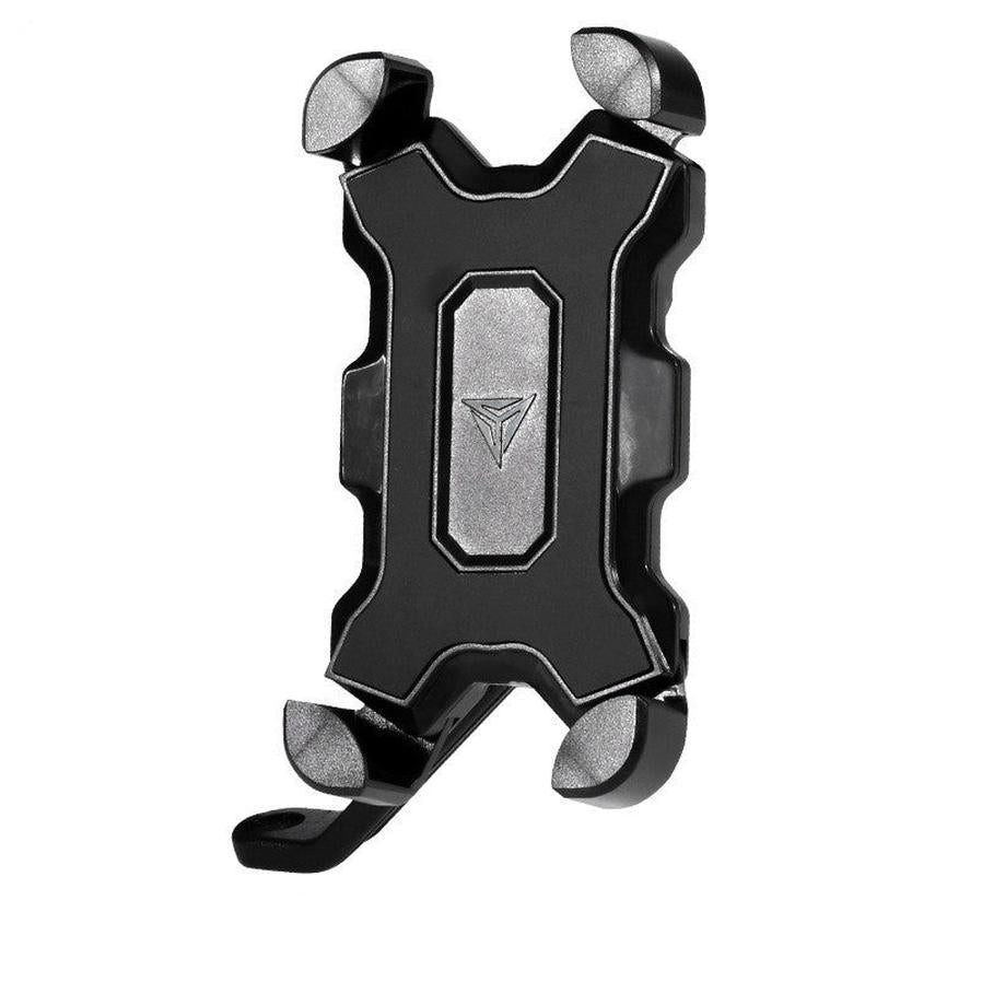 HKM-576979 Adjustable Bicycle and Motorcycle Mobile Phone Holder with Aluminum Lens Bracket, Suitable for 4 to 6.5 Inch Phones