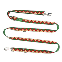 HKM-5771965 Adjustable Rainbow Multifunctional Traction Rope in Red and Green