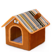 HKM-5772221 Cozy Removable Dog and Cat House for All Seasons - Available in Pink, Blue, Brown