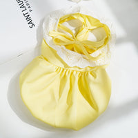 HKM-5772733 Lightweight Summer Cat Clothes in Yellow and Pink - Available in S, M, L, XL