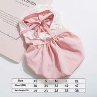 HKM-5772733 Lightweight Summer Cat Clothes in Yellow and Pink - Available in S, M, L, XL