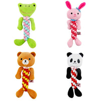 HKM-5772989 Durable Pet Molar Training Toy for Dogs - Soft Short Plush Design, 19cm x 8cm