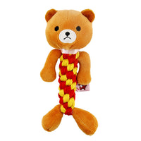 HKM-5772989 Durable Pet Molar Training Toy for Dogs - Soft Short Plush Design, 19cm x 8cm