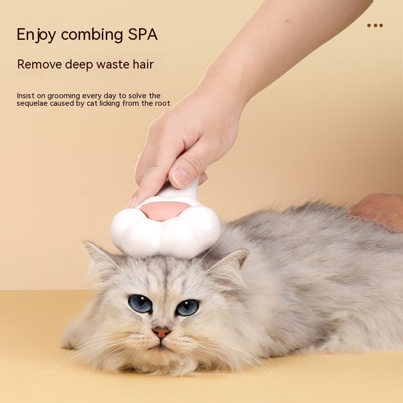 HKM-5773757 Cat Paw Comb for Effective Pet Massage and One-Click Hair Removal