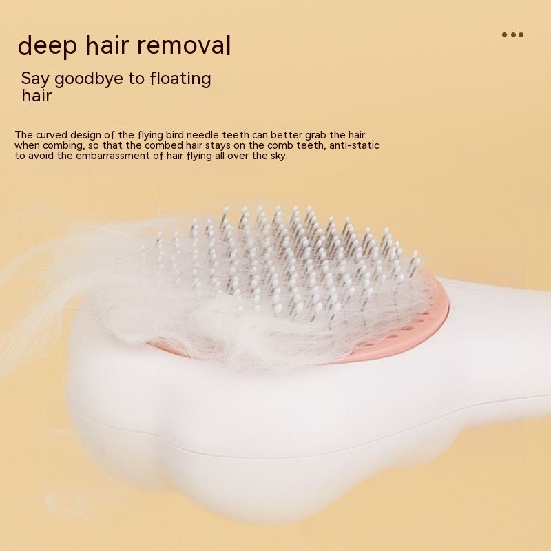 HKM-5773757 Cat Paw Comb for Effective Pet Massage and One-Click Hair Removal