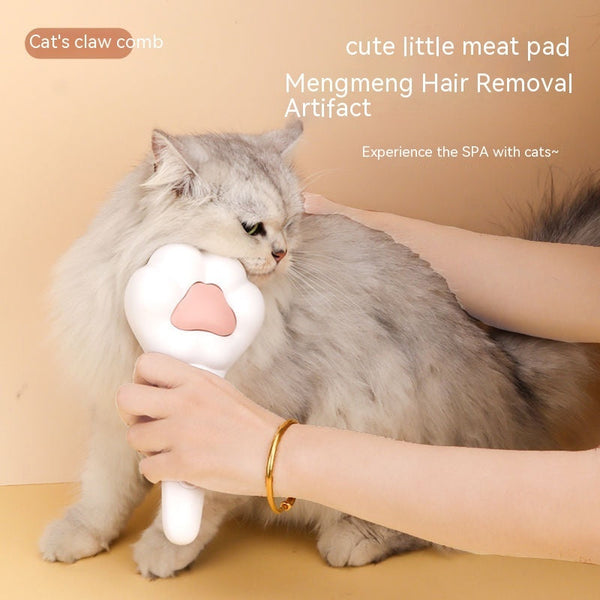 HKM-5773757 Cat Paw Comb for Effective Pet Massage and One-Click Hair Removal